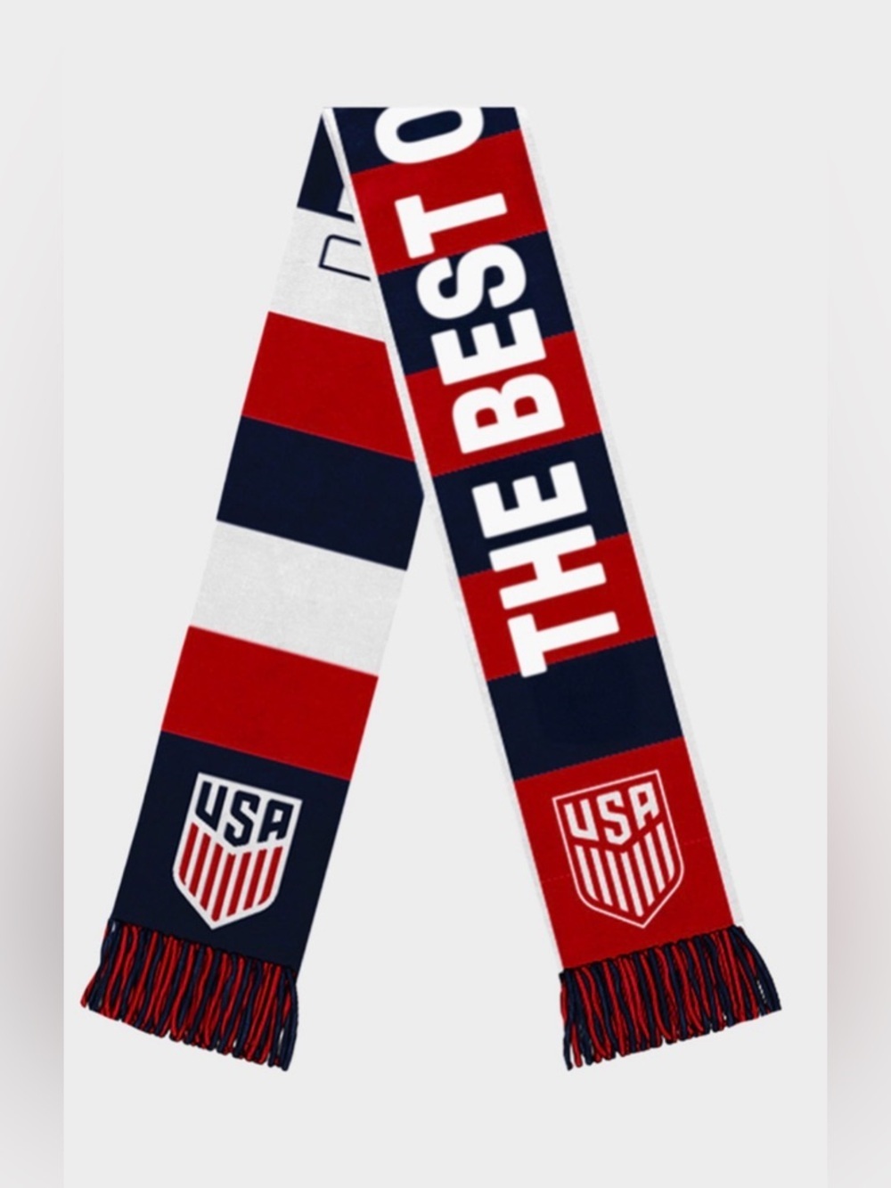 Lot of 2! Official U.S. SOCCER Double Sided Scarves Unisex FIFA - Picture 2 of 10